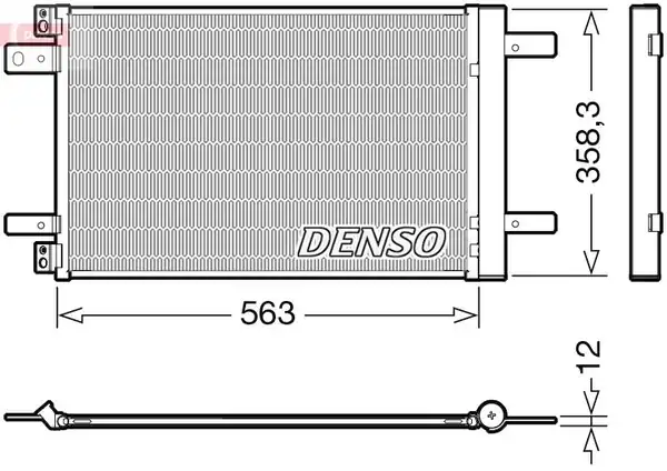 Denso Dcn21032 Klima Radyatörü Kondenseri Opel Astra L Grandland