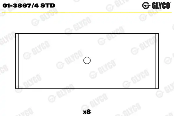 GLYCO 01-38674STD | Kol Yatak VW Polo 1 6 1 4 AEE AHW