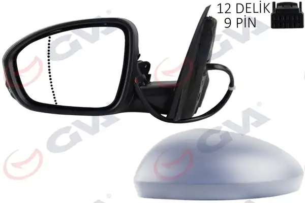 GVA 1011441 | Dış Dikiz Aynası Sol Megane 15 Elektrikli Isıtmalı Katlanır Sinyalli Astarlı Asferık Vm 6142ebfpal