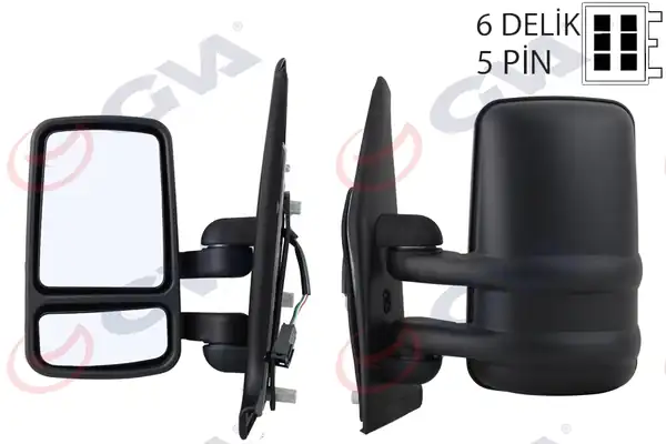 GVA 1019225 | Dış Dikiz Aynası Sol Master Movano 95 Elektrikli Isıtmalı Konveks