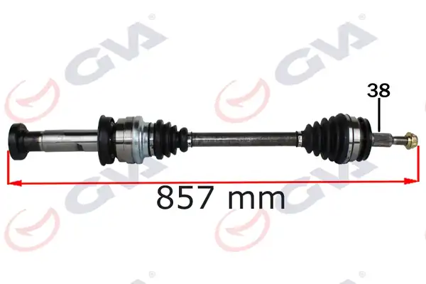 GVA 4475260 | Komple Aks Sağ Düz Vites Transporter T6 2 0 TDI 860mm Caab Caac Caae
