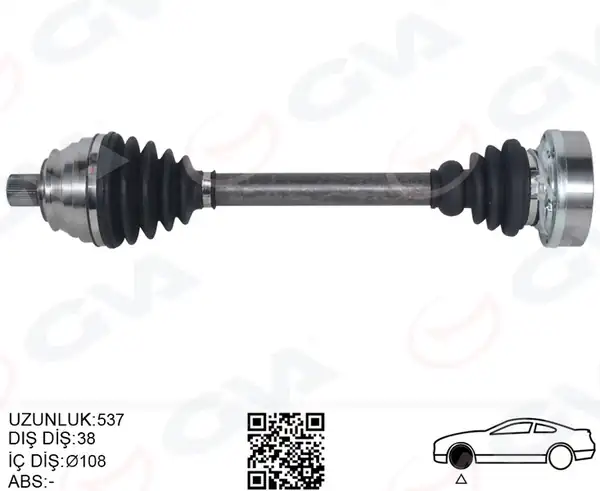 GVA 4475264 | Komple Aks Ön Sağ Sol T4 1 9 TD 2 4 D 2 5 TDI 91 03 ACV Aja AAB 1 9 TD 2 4 D 2 5 TDI