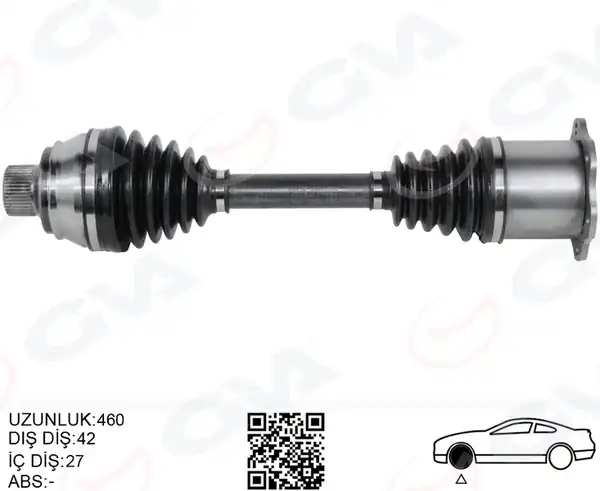 GVA 4475266 | Komple Aks Sağ Sol Audi A4 A5 1 8tfsi 2 0 TDI 08