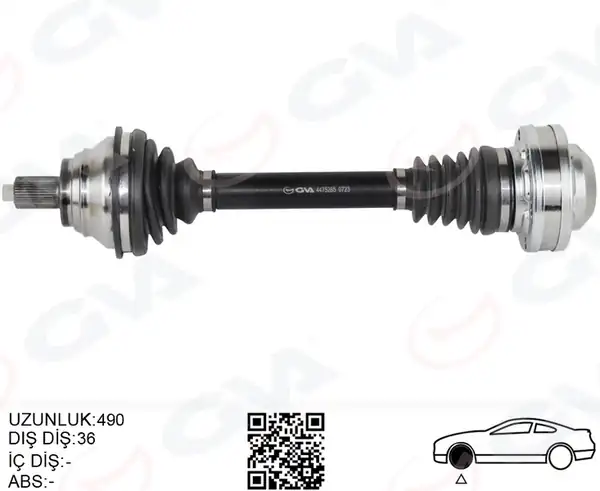 GVA 4475285 | Komple Aks Ön Sol Golf5 Jetta Caddy Passat 1 9 TDI 2 0 TDI 04 Bkp Bkd Bls BKC BXE 1 9 TDI 2 0 TDI