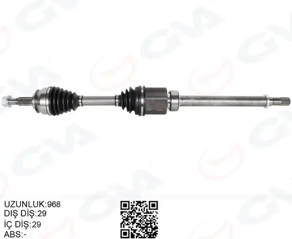 GVA 4499902 | Komple Aks Sağ Nissan Qashqai 1 6l dCi R9m Dizel J11 13 Otomatik Vites