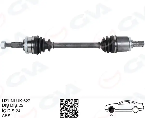 GVA 4499905 | Komple Aks Sol Nissan Almera 1 5l Qg15de N16 02 ABS li