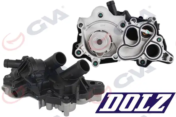 GVA 5275272 | Su Pompası Golf VII Leon A3 1 0 1 2 1 4 1 6 TSI 4 Çıkışlı Termostat Su Pompası