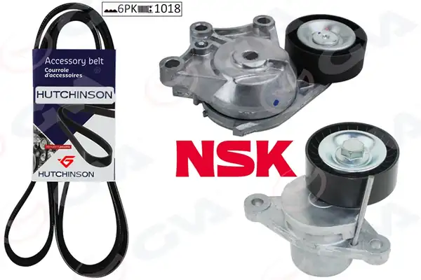 GVA 59A4323 | Alternatör Gergi Kiti Partner Berlingo P208 P308 P2008 P5008 Tepe C5 C4 C3 Ds3 Dv6 1 6hdi 12