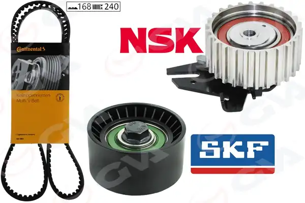 GVA 59T2845 | Eksantrik Gergi Kiti Punto Stilo 1 8 16v 98 Alfa Romeo 145 146 156 Spıder 1 8 2 0 16v K035429xs