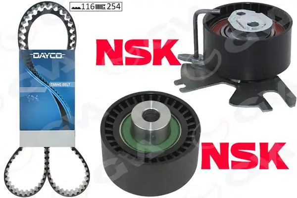 GVA 59T4327 | Eksantrik Gergi Kiti P308 P407 P508 P3008 P5008 C4 C5 Ds4 Jumpy Scudo C-Max Focus 2 0 Hdi K015672xs