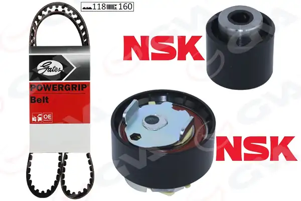 GVA 59T4340G | Eksantrik Gergi Kiti 118x160 Astra L