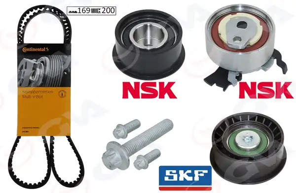 GVA 59T9003C | Eksantrik Gergi Kiti 169x200 Astra F Corsa B Vectra B 1 4i 1 6i 1 8i 16v X14xe X16xel X18xe