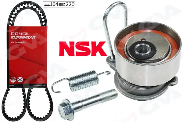 GVA 59T9221DO | Triger Kayış Seti Eksantrik Seti Honda Civic 1 4l D14z6 1 6l D16v1 D16w7 Vtec EP Es Eu 01 05 1 Kayış 1 Rulman 1 Yay