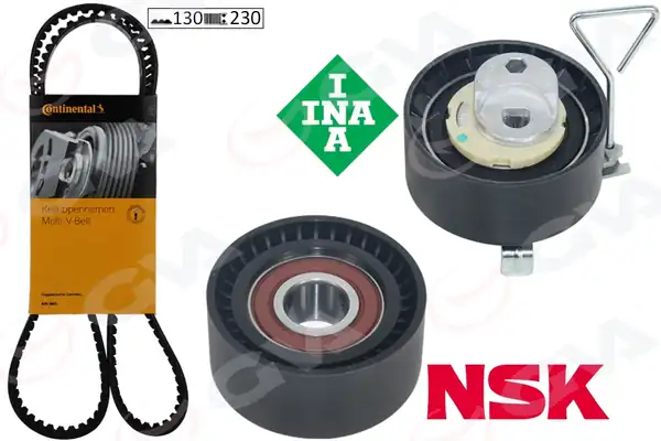 GVA 59T9975C | Eksantrik Gergi Kiti Volvo S60 1 5t3 2 0 T3 T4 T5 T6 T8 15 18 S80 S90 V40 V60 V70 V90 Xc40 Xc60 Xc90 130dis X 23 31460035