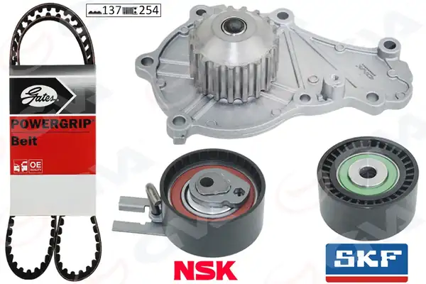 GVA 59WPK4315 | Devirdaimli Triger Seti 137x254 P206 P207 P307 P308 P407 P3008