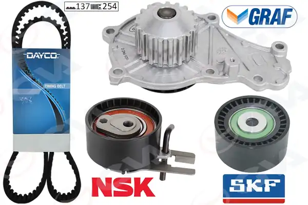 GVA 59WPK4315D | Devirdaimli Triger Seti 137x254 P206 P207 P307 P308 P407 P3008