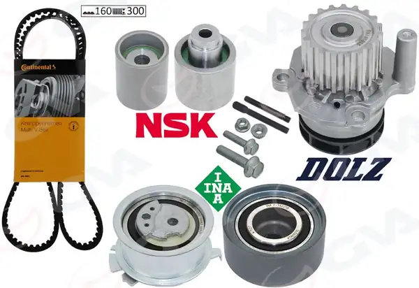 GVA 59WPK7530 | Devirdaimli Triger Seti Audi A4 A5 A6 Passat Tiguan Superb 2 0 TDI 10 Cbaa Cbab CBBB Cbac CAGA CAHA