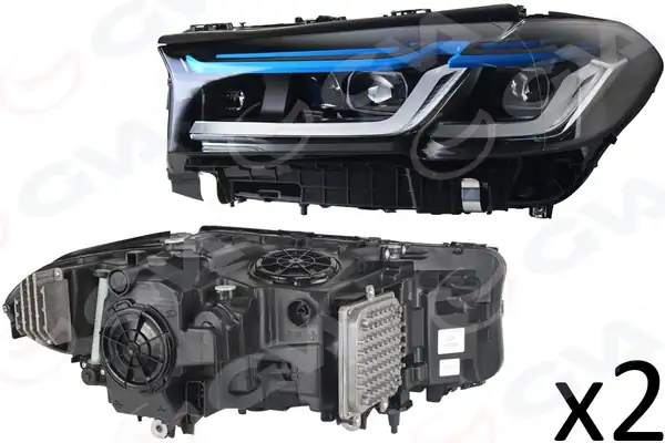GVA 9107347 | Komple Far Sağ Sol Set Modifiye LCI Tipi Laser Light Beyinler Uzerınde Bmw G30 2017 2019