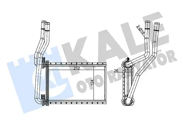 KALE 352140 | Suzuki Swift Sx4 Sedıcı 05 16 1 2 1 6 Kalorifer Radyatörü