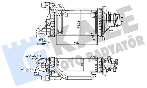 KALE 375965 | Turbosarj Radyatörü Mercedes M274 W205 S205 C205 A205 W212 C207 W213 C238 C253 V167 R172