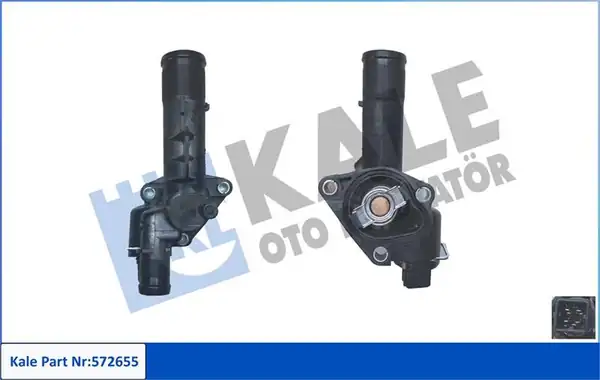 KALE 572655 | Termostat 83°C 06-Megane.II.III-Modus-Clio.3 09-Kangoo 1.5 DCI 82-100Hp