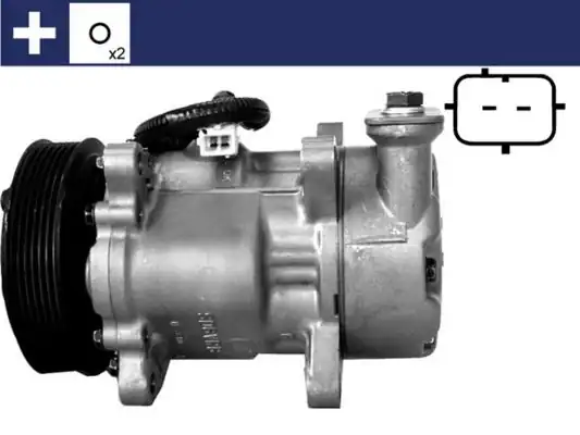 MAHLE ACP1095000S | Klima Kompresörü Peugeot P206 98 09 1 1 1 4 1 6 Citroen Xsara Picasso 99 10 1 6 Tu5