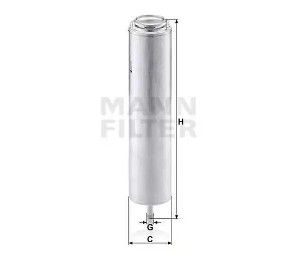 MANN WK5002 | Yakıt Filtresi Bmw M47 N47 M57 N57 E81 E82 E87 E88 E60 E61 F07 F10 F06 E65 E66 F01 E70 F15 E71 F16
