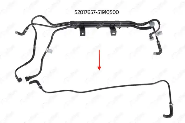 NIFEA 14725 | Yakıt Borusu Braket Hariç Fiat Doblo 1 3 Mjet 09