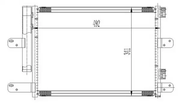 ORIS CIV019016 | Klima Kondenseri Iveco Truck Eurocargo E13 E15 E17 E18 E21 E22 E24 E28 01 Oto Mek.