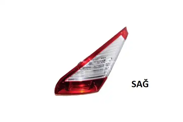 PLEKSAN 3408 | Stop Lamba İç Sağ Renault Megane III HB 2015 2016 İçi Koyulastirilmis