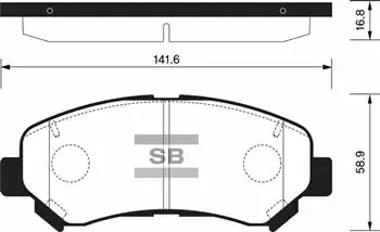 HI-Q SP1451 | Fren Balatası Ön Qashqai J10 X-Trail T31 07 13 1 6 2 0 1 5 dCi 1 6 dCi 2 0 dCi 07 13
