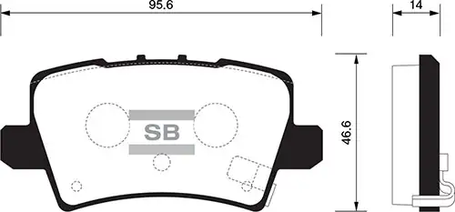 HI-Q SP1570 | Fren Balatası Arka Civic FK Fn_ HB 1 4 1 8 2 0 06 11