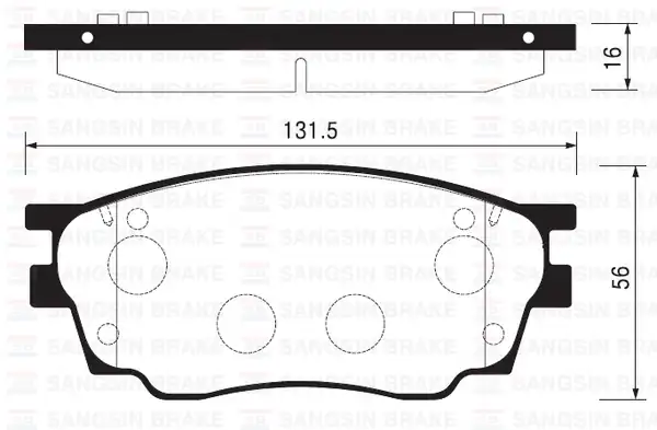 HI-Q SP2027 | Fren Balatası Ön Mazda 6 1 8cc 16v 02 09 120hp