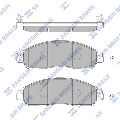 HI-Q SP4080 | Fren Balatası Ön Navara D23 2 3 dCi 16