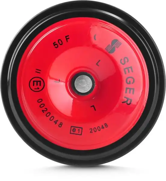 SEGER 50FK2400002-24V | Dı Dit Korna Küçük Kafa Kalın Ses 335 Hz Kırmızı