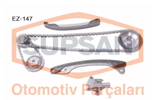 Supsan Ez 147 Eksantrik Zincir Seti Nissan Qashqai Note Juke 1 6 16v Hr16de 2006 9 Parça