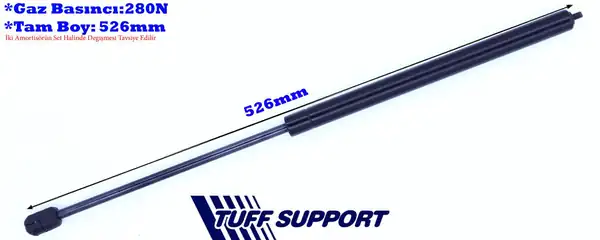 TUFFSUPPORT 612032 | Motor Kaput Amortisörü Mercedes C Class W203 S203 01 10