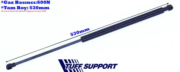 TUFFSUPPORT 612060 | Bagaj Amortisörü 13 Scenic