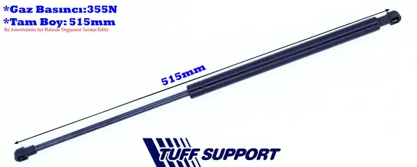 TUFFSUPPORT 612243 | Bagaj Amortisörü 07 Qashqai