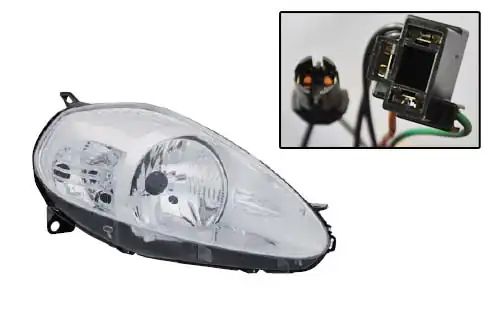 TYC FIA10PU001 | Far Sağ Fiat Grande Punto 04 10 Elektrikli H4 Krom
