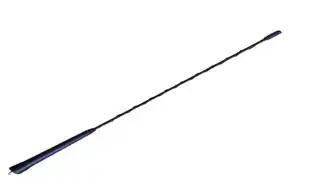 WPI AN004 | Kısa Siyah Anten 6 mm P 106 206 Pr Box C1 C2 C3 C4 R Clio