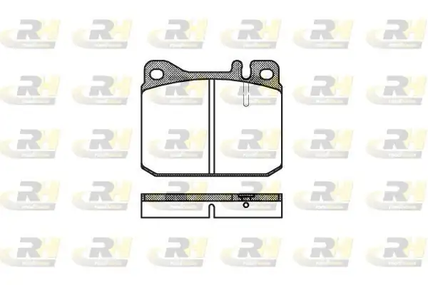 ROADHOUSE 2010-20 | Fren Balatası 200 300 Series Coupe C123 03 77 1