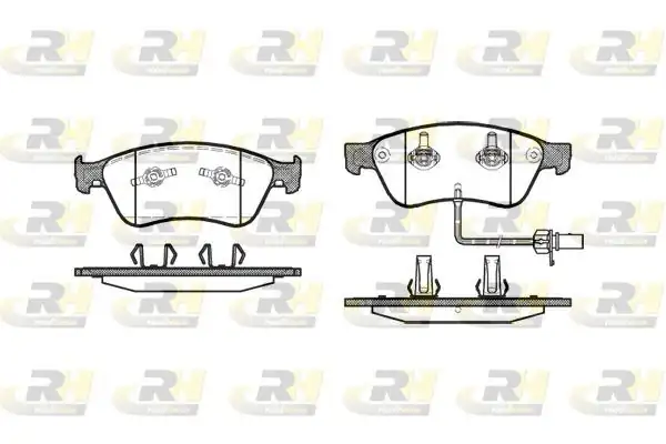 ROADHOUSE 21056-02 | Fren Balatası A6 Berlina Avant 4f2 4f5 05 04