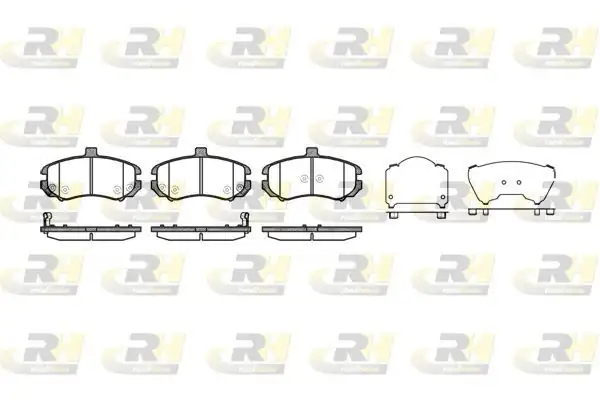 ROADHOUSE 21194-02 | Fren Balatası Hy_ Pony Exel 89 95 S Coupe 91 9 Xx