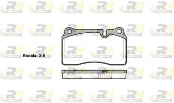 ROADHOUSE 21200-10 | Fren Balatası Range Rover III Lm 03 02 Xx