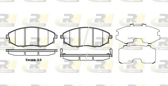 ROADHOUSE 21223-02 | Fren Balatası Epica Kl1_ Berlina Station Wagon