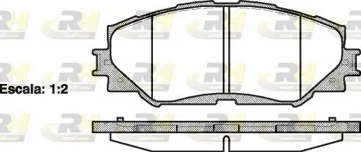 ROADHOUSE 21232-00 | Fren Balatası Auris _ze15_ _re15_ 03 07
