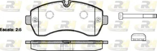 ROADHOUSE 21243-00 | Fren Balatası Sprinter 5 T 906 06 06
