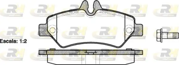 ROADHOUSE 21246-00 | Fren Balatası Arka Çift Teker Mercedes Sprinter Vag Crafter 06