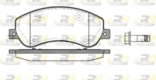 ROADHOUSE 21250-00 | Fren Balatası Amarok 09 10 Xx